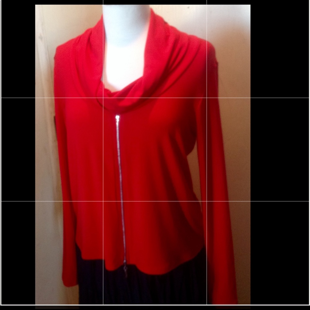 Joseph Ribkoff Red Top SZ8 BNWT - Picture 6 of 8